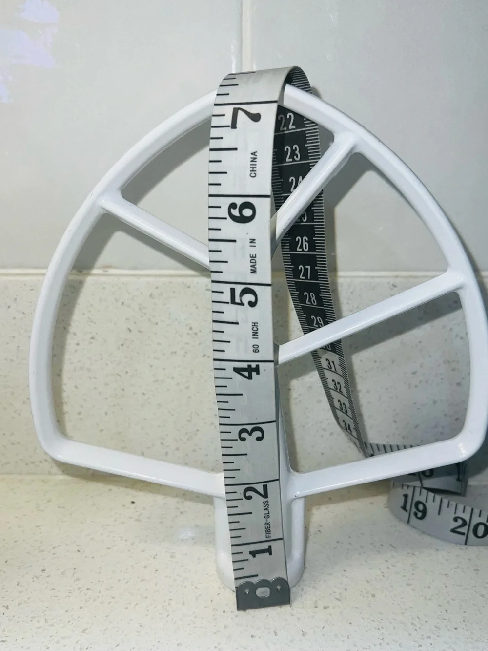 White Stand Mixer Flat Beater Paddle Attachment